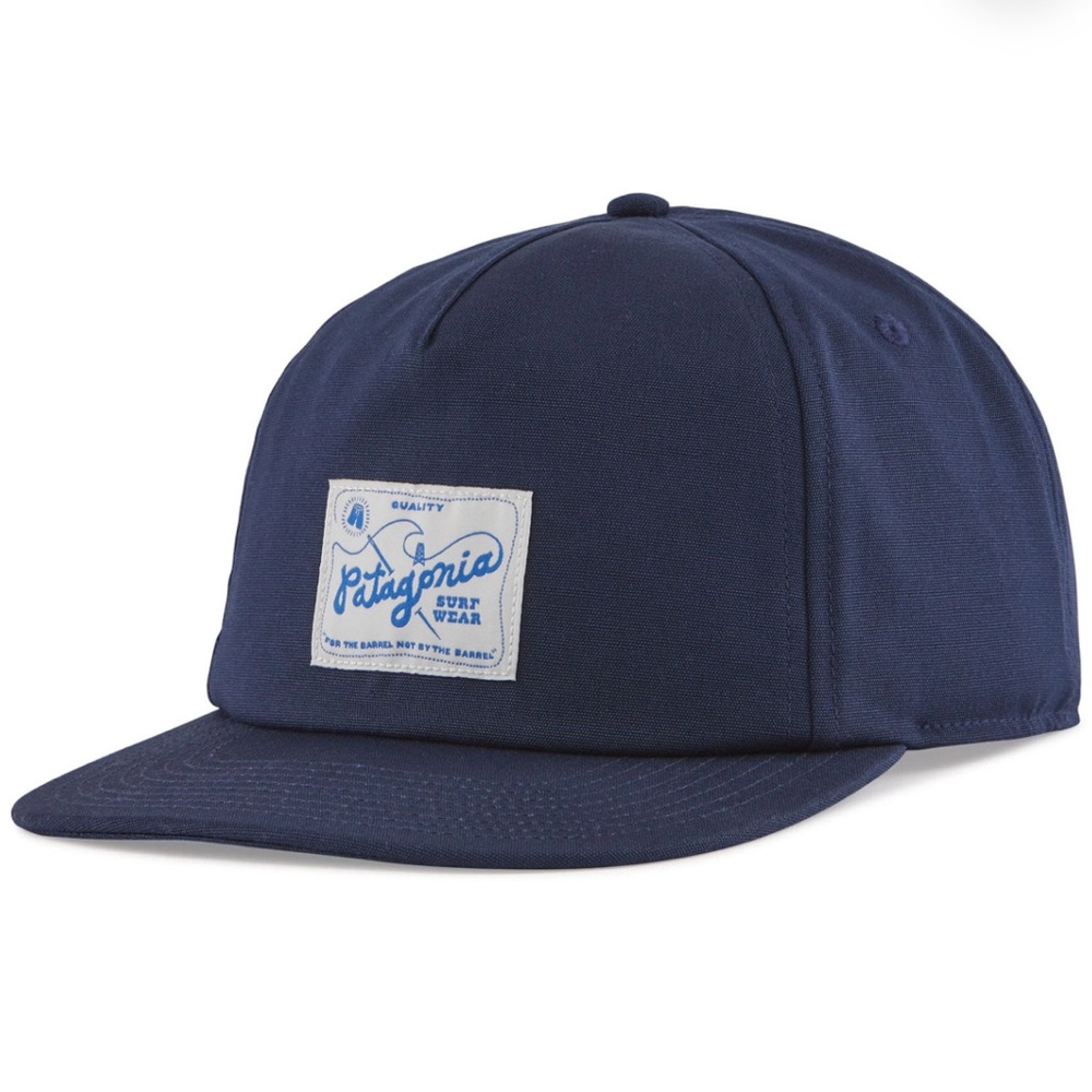 NWOT Patagonia Quality Surf Label Funfarer 5-Panel Cap